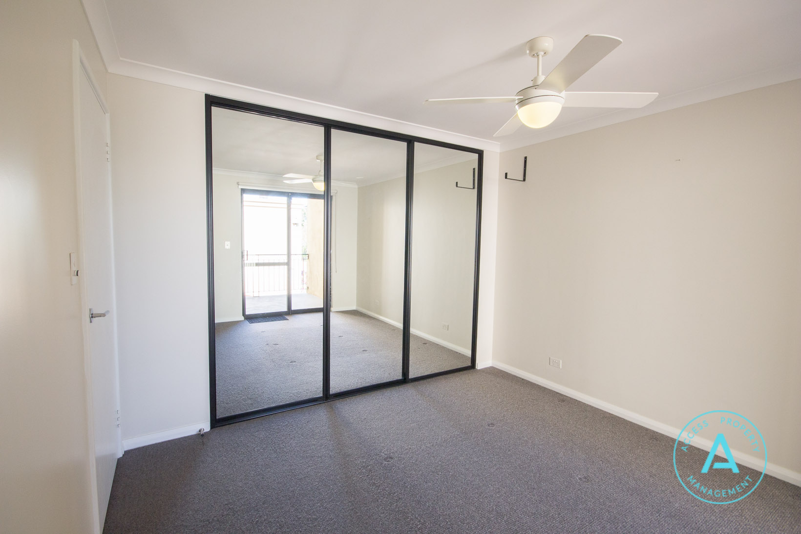 3, 50 Fitzgerald Street Apartment for Rent in Northbridge, Perth WA Bedroom and Balcony